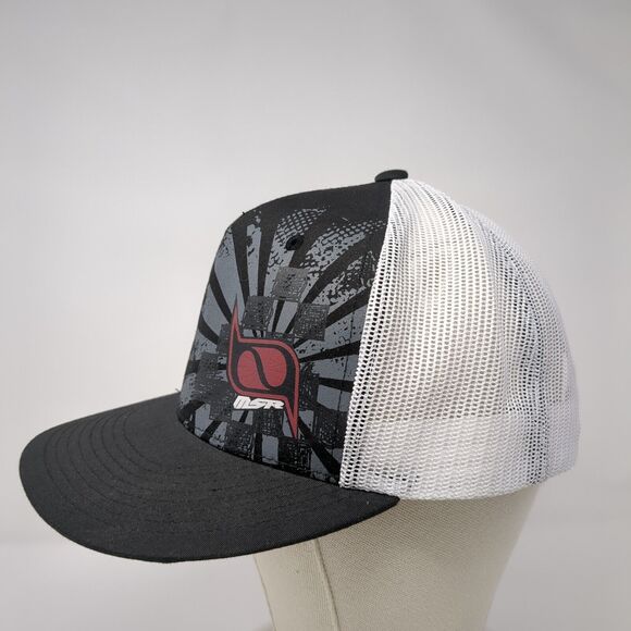 MSR Snapback Mesh Back Trucker Hat Black OSFA Adjustable Colorblock - Picture 3 of 8